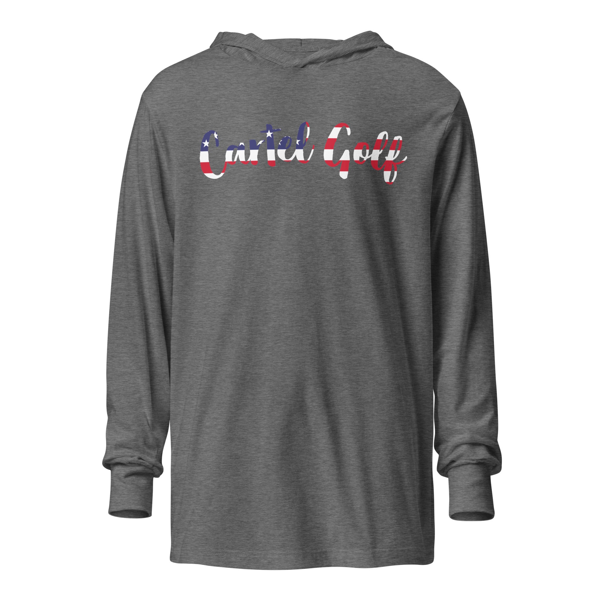 Hooded long-sleeve tee "Cartel Golf USA"