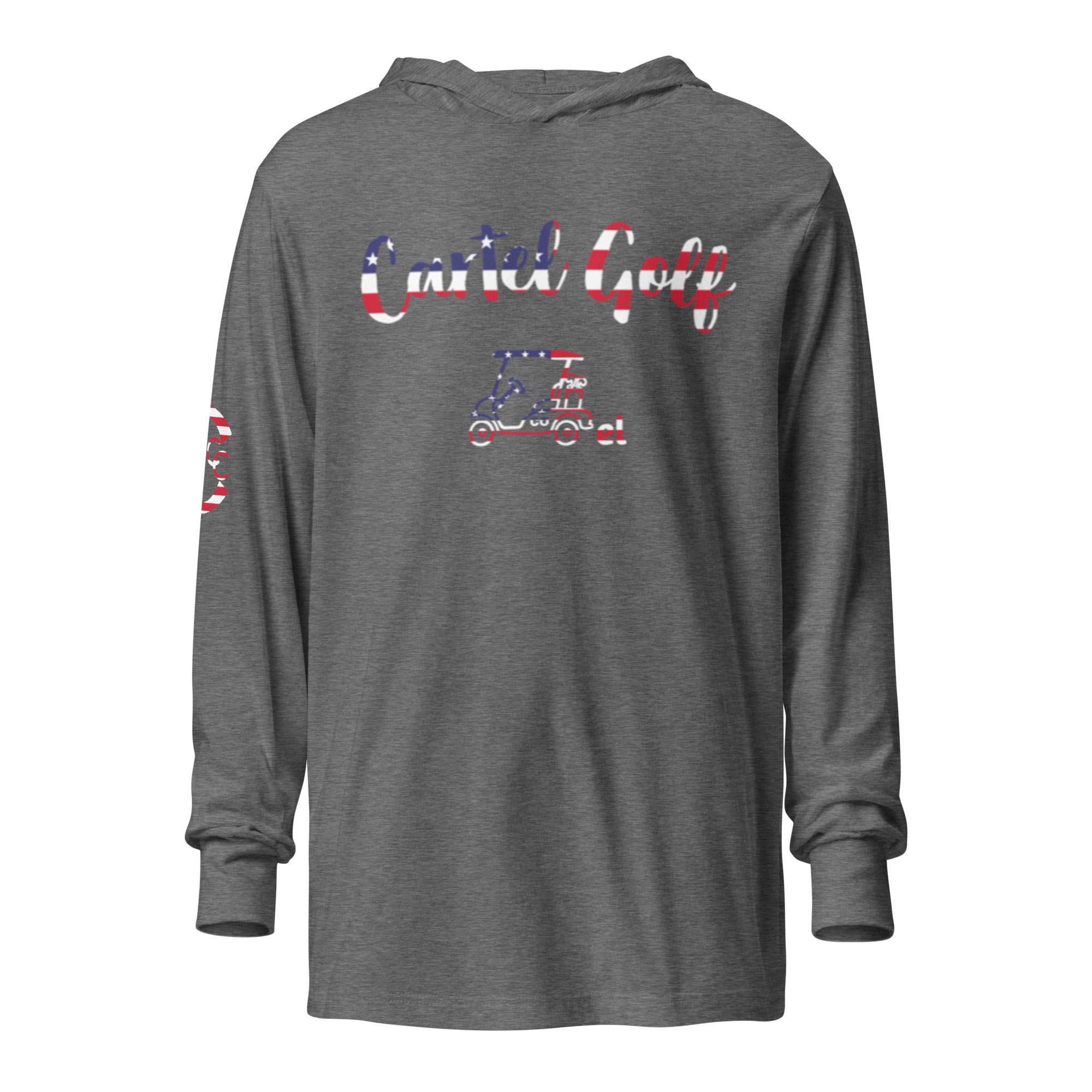 Hooded long-sleeve tee "Eaton CC USA"