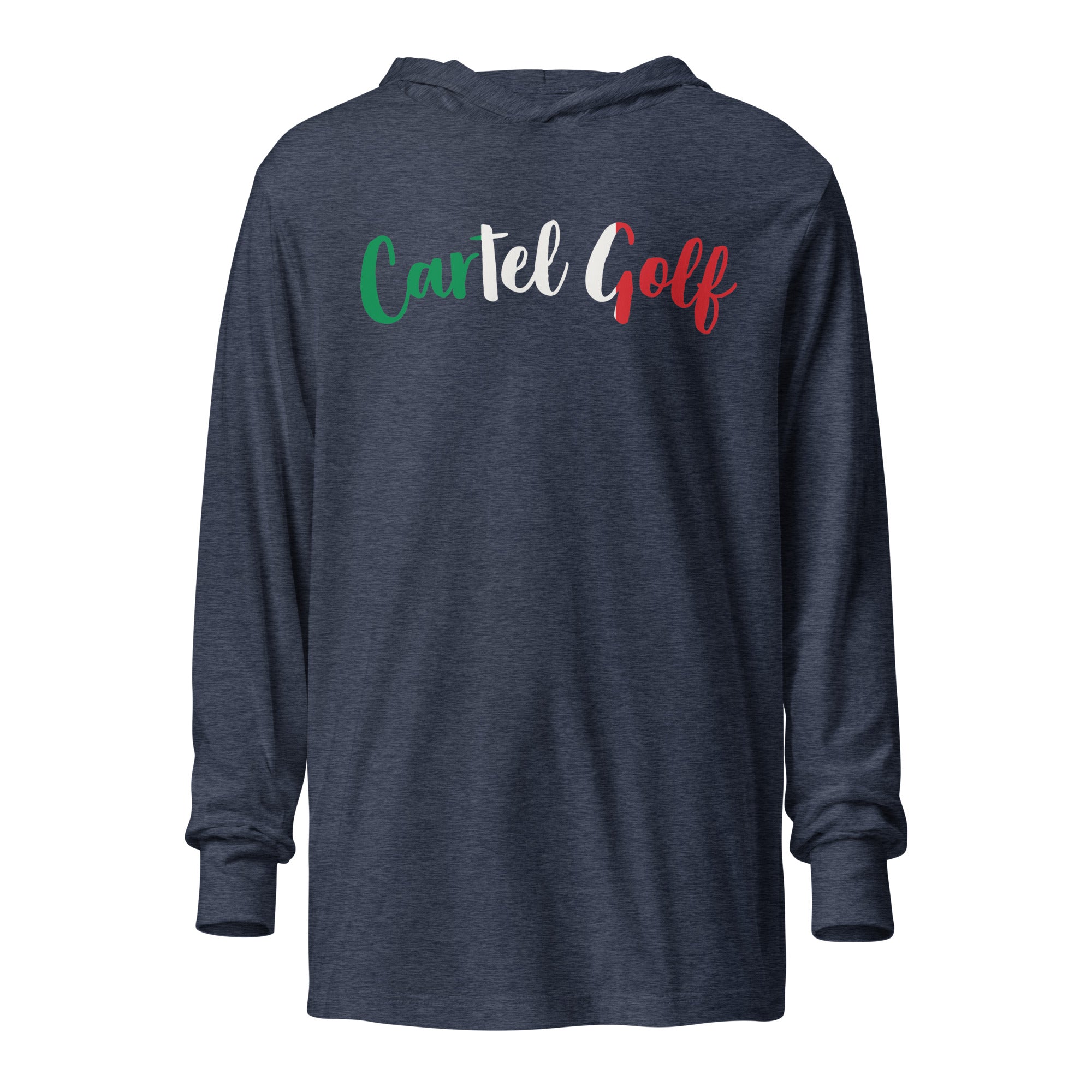 Unisex Hooded long-sleeve tee "Cartel Golf Italian"