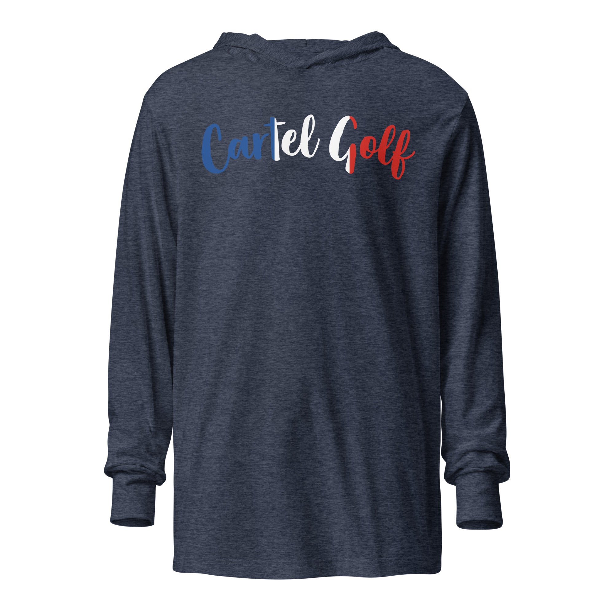 Hooded long-sleeve tee "Cartel Golf France"