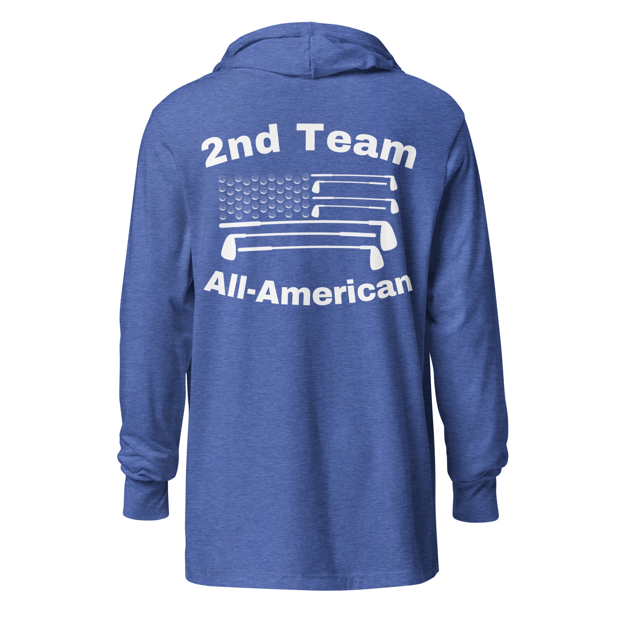 Hooded long-sleeve tee “2nd Team All-American”