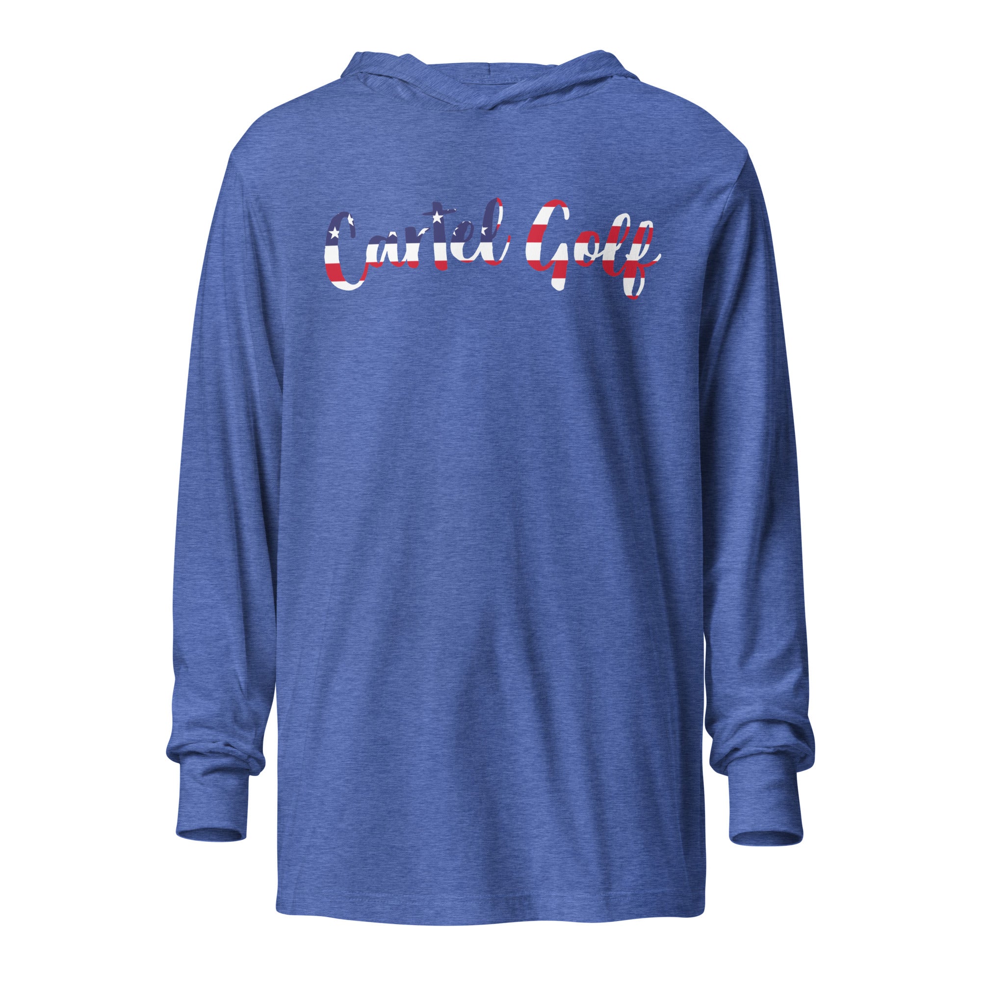 Hooded long-sleeve tee "Cartel Golf USA"