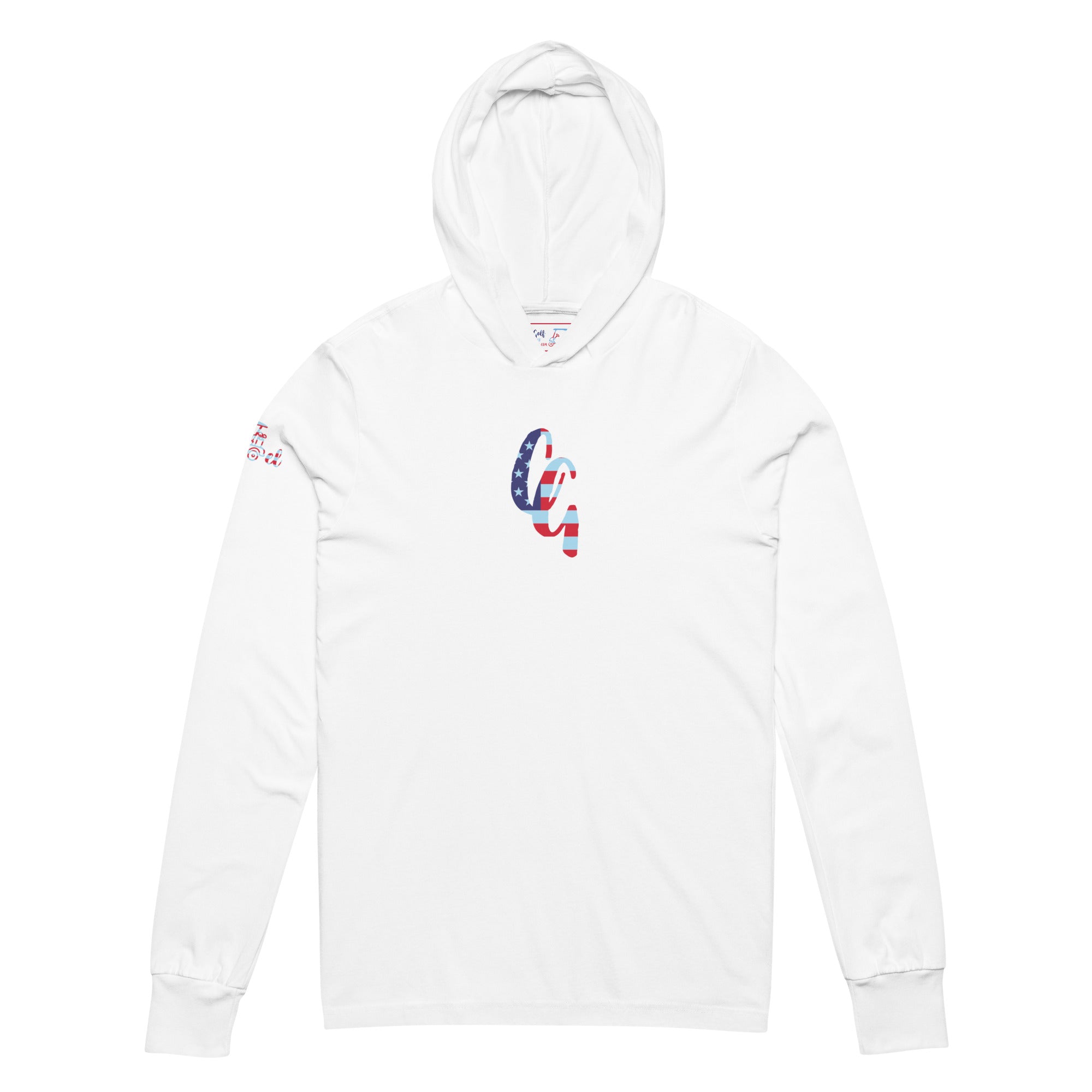 Cartel Golf Hooded Long-Sleeve Tee — lightweight layering golf shirt with crossover V-neckline