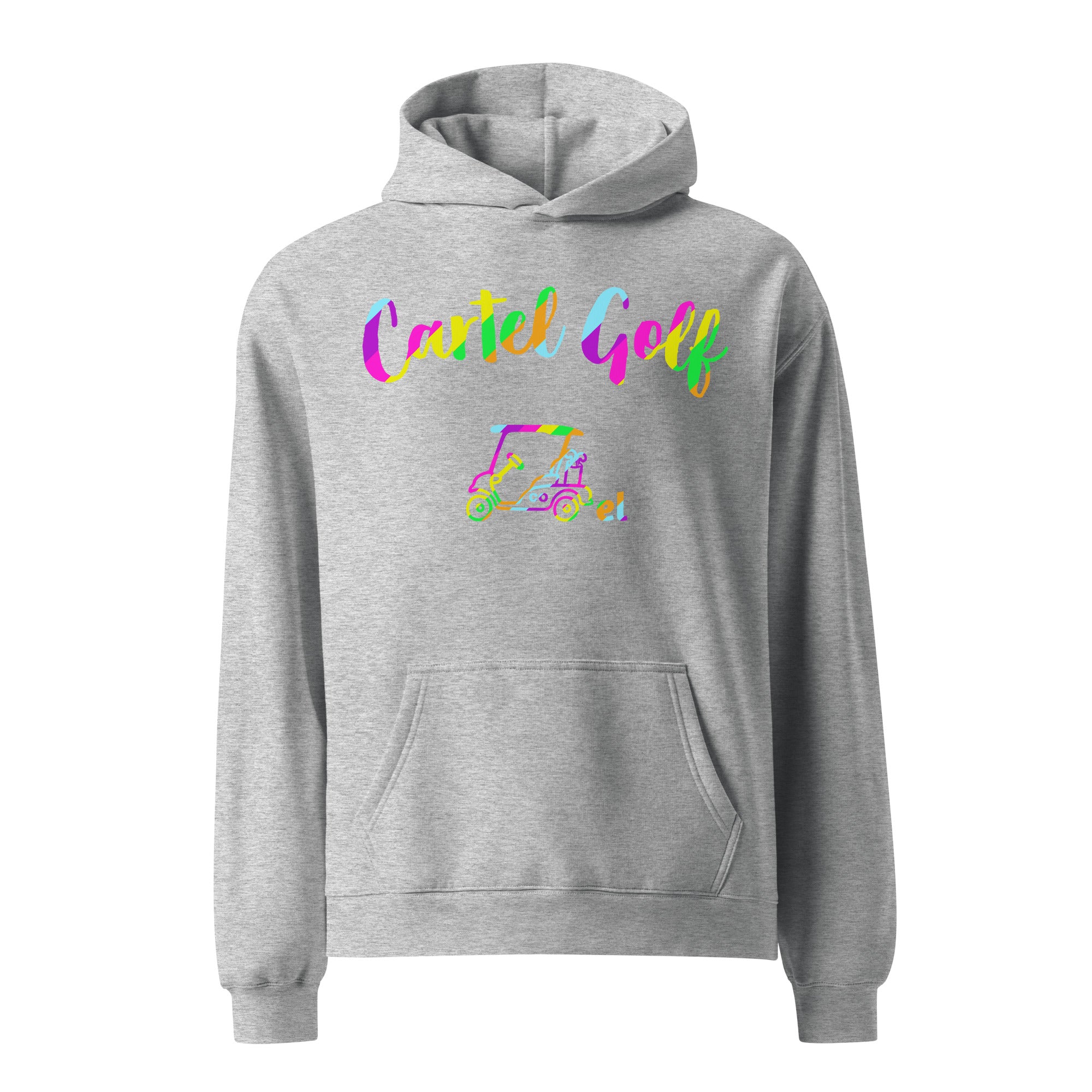 Unisex oversized hoodie "Cartel Golf Colorful"