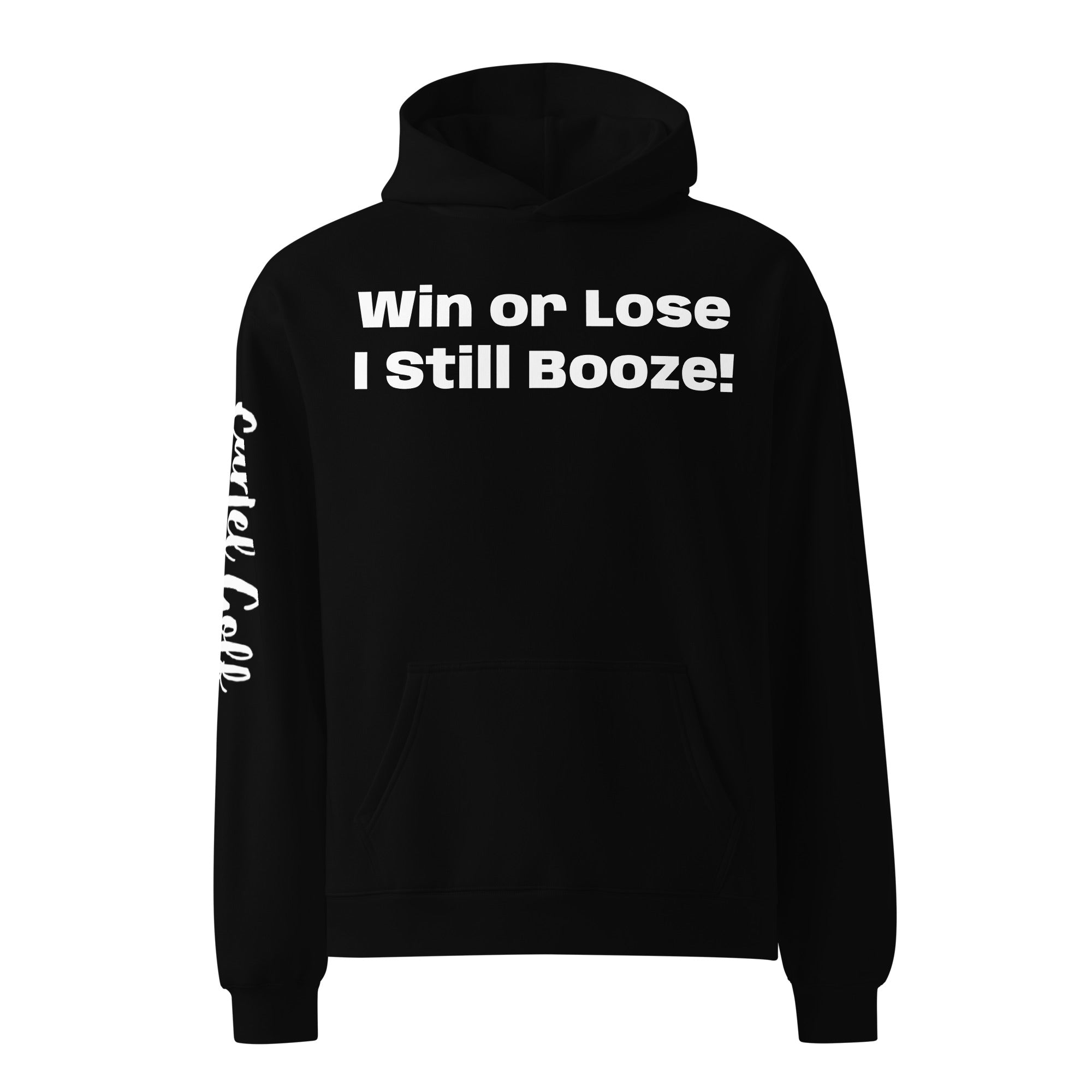 Unisex oversized hoodie "Win or Lose"