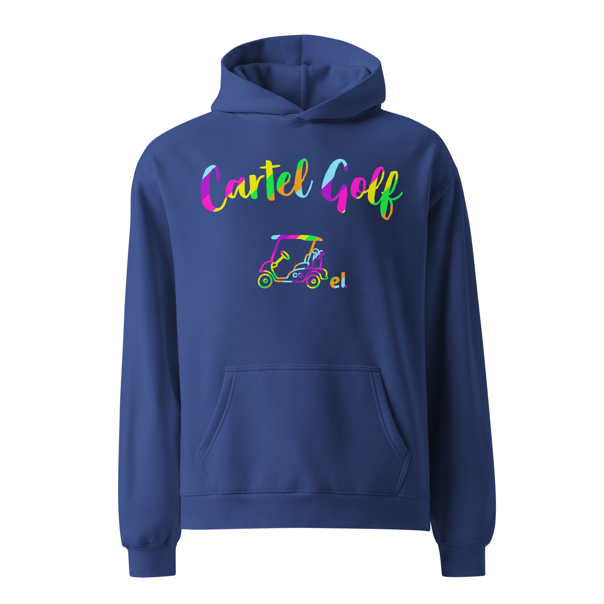 Unisex oversized hoodie "Cartel Golf Colorful"