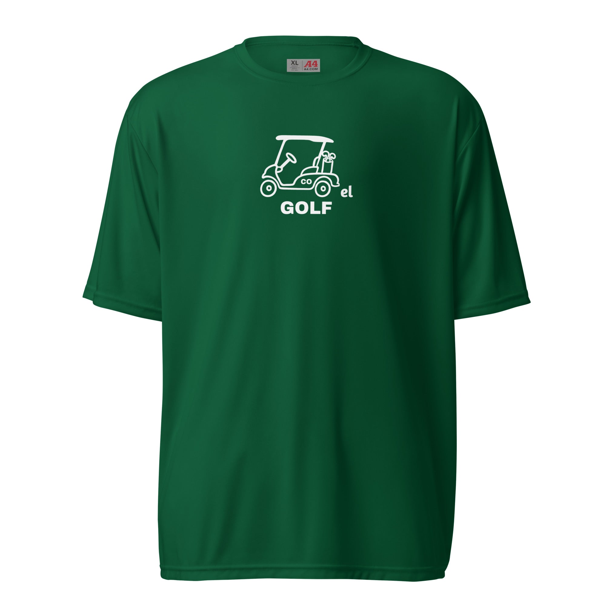 Unisex performance crew neck t-shirt "Don't Good Putt Me"