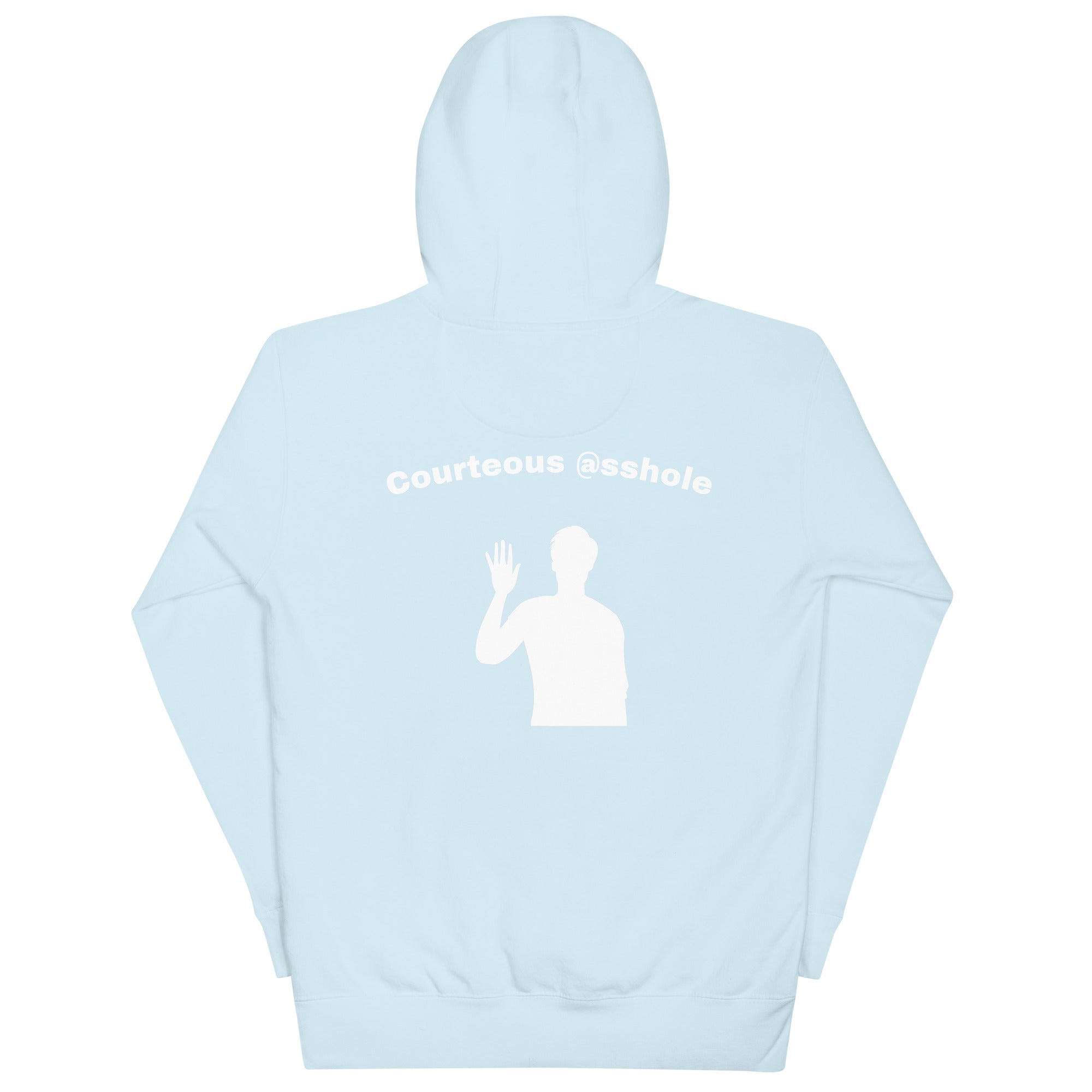 Unisex Hoodie "Courteous @sshole"