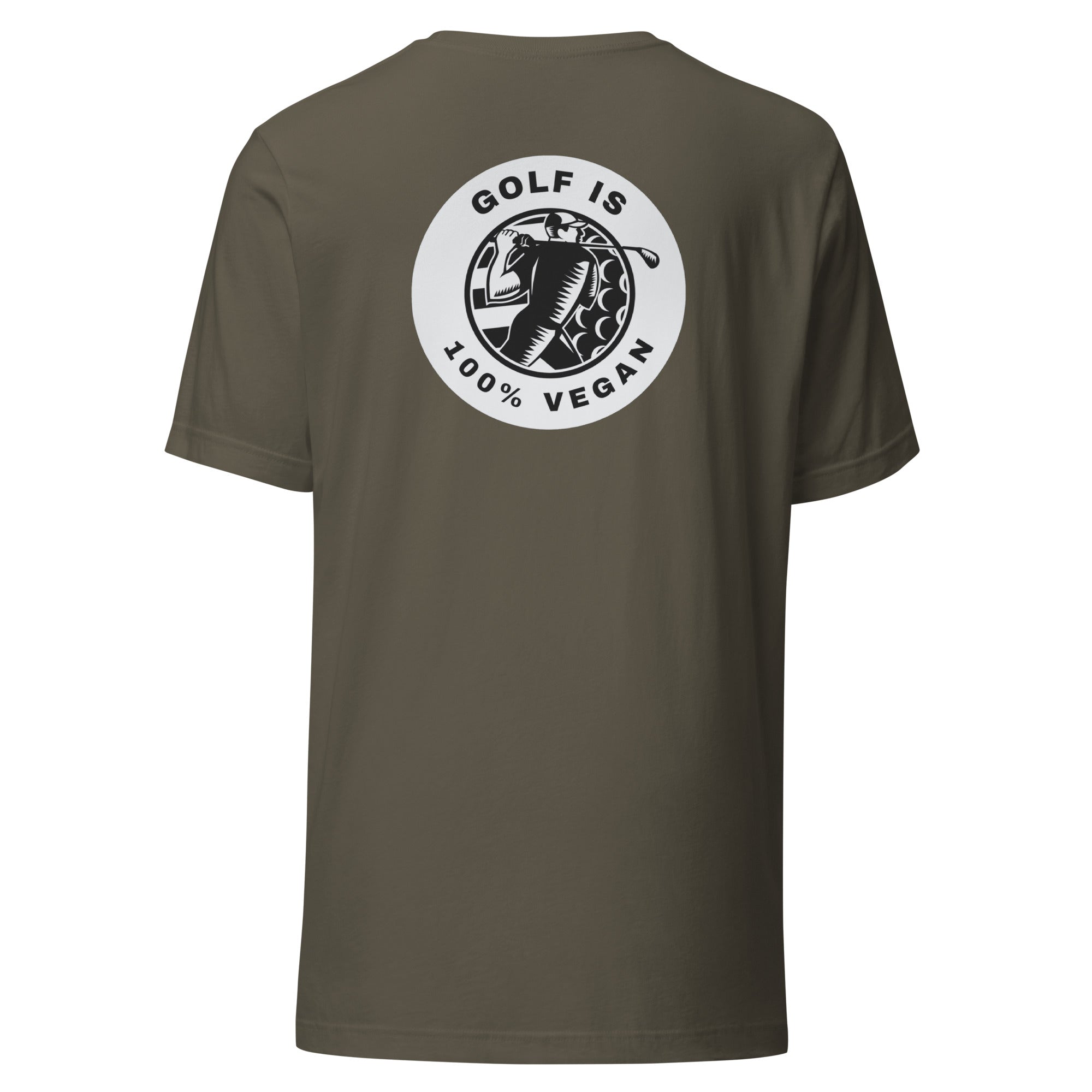 Unisex t-shirt "Golf is 100% Vegan"