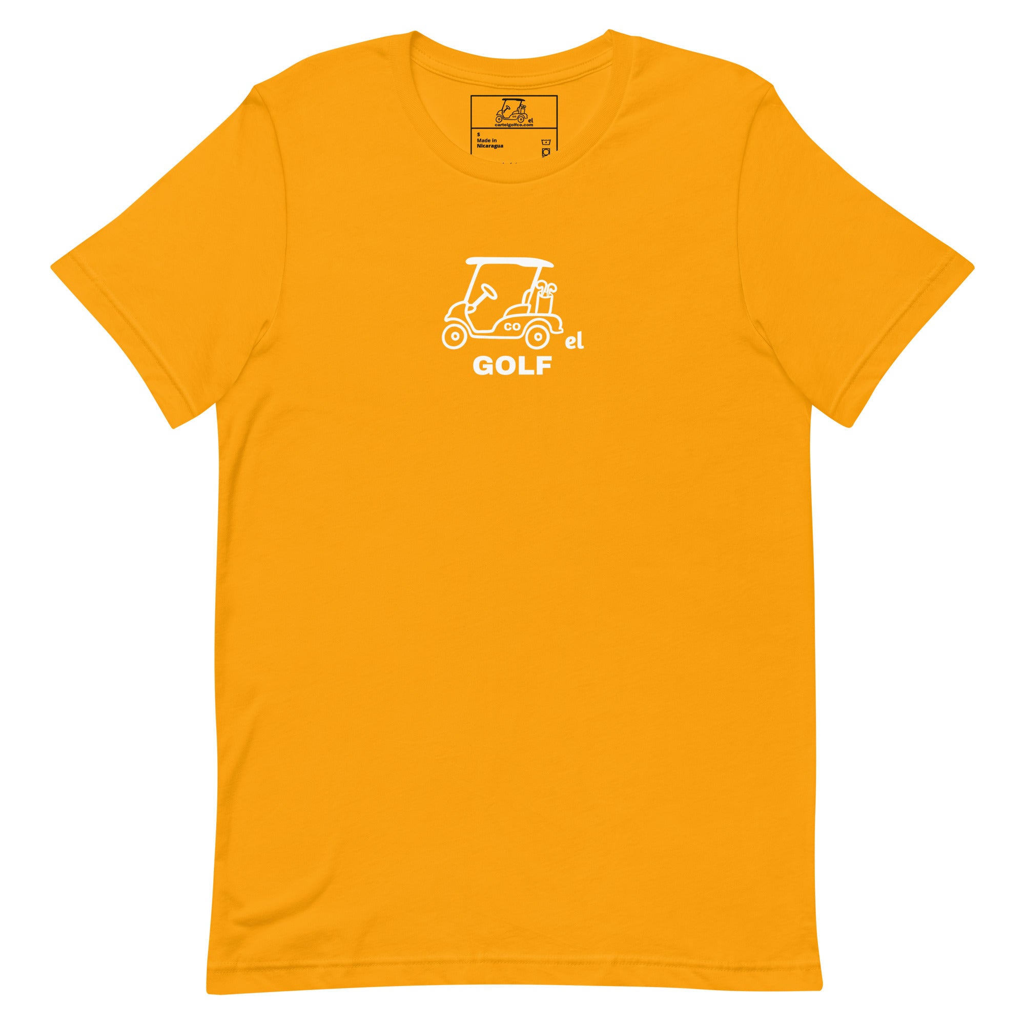 Unisex t-shirt "Born to golf, Forced to work"