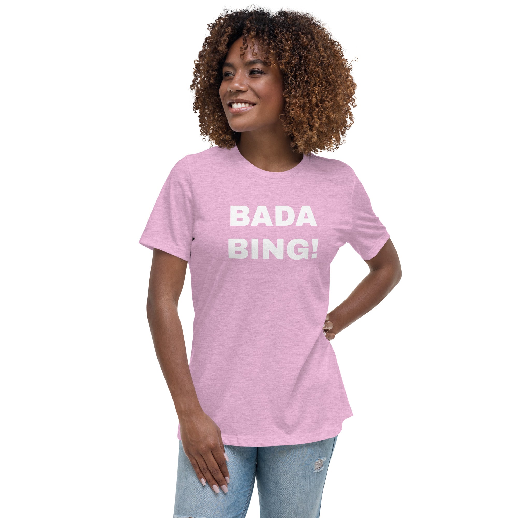 Women's Relaxed T-Shirt "BADA BING"