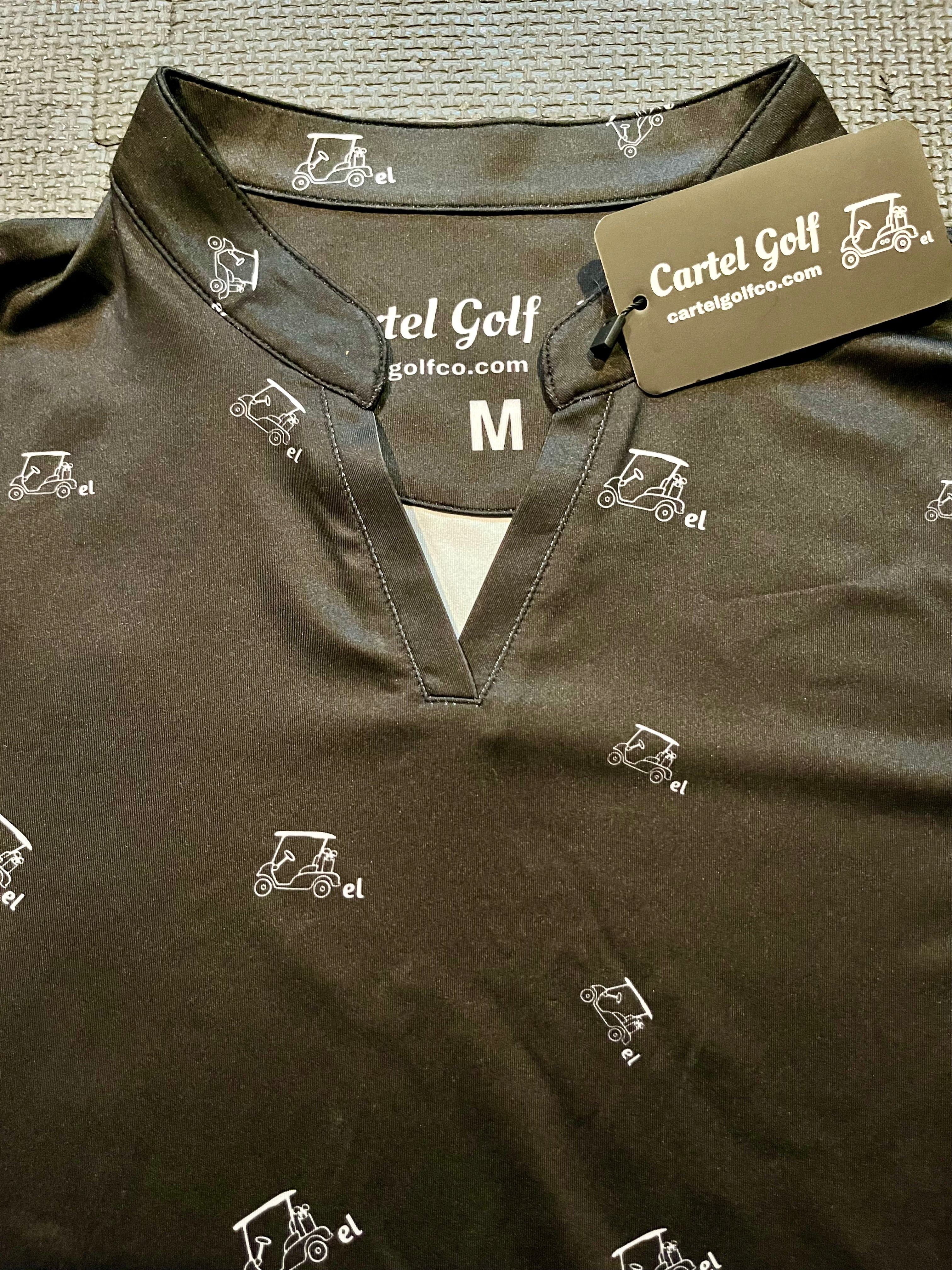 Cartel Golf's Signature Black Women's Polo