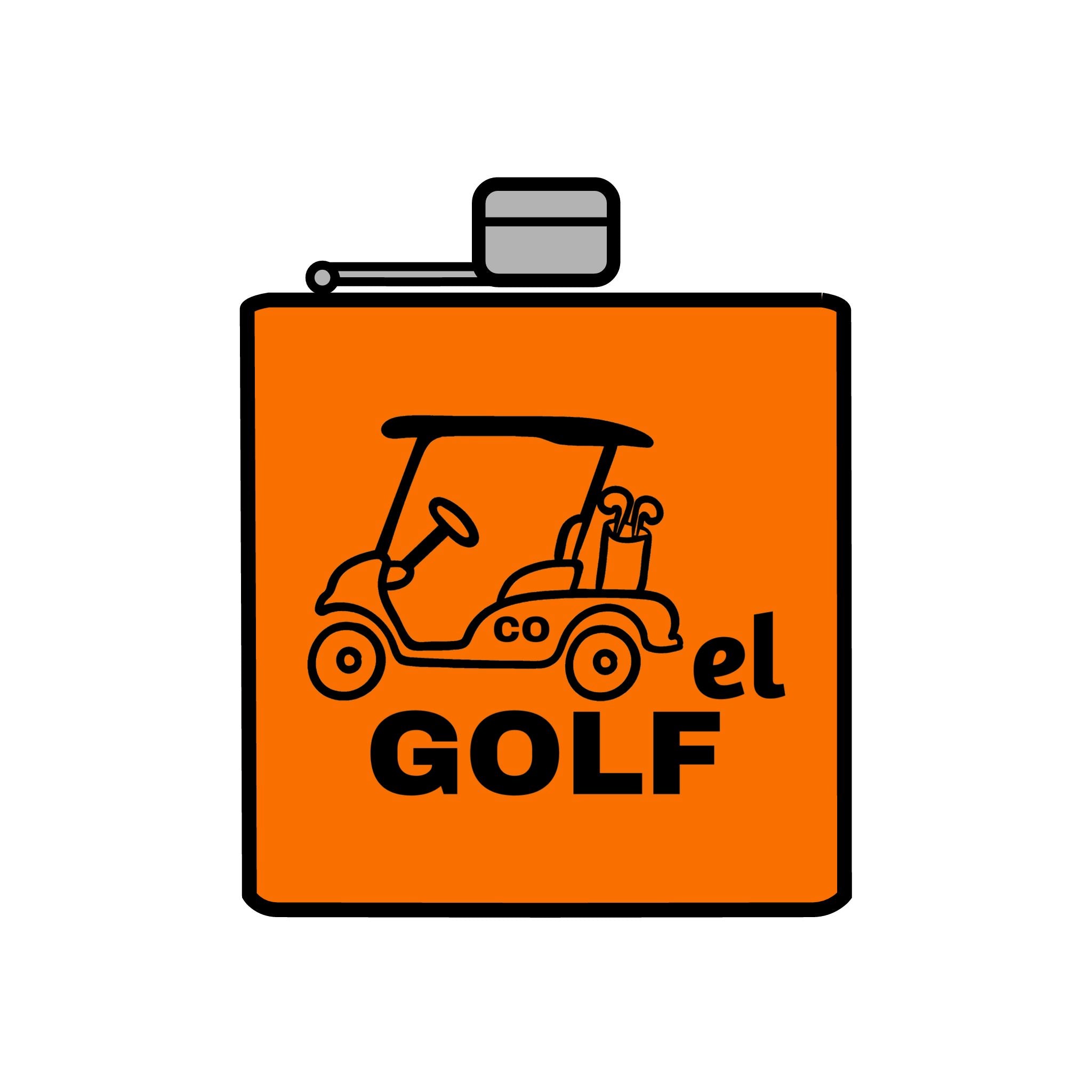Cartel Golf Stainless Steel Flask, 6oz