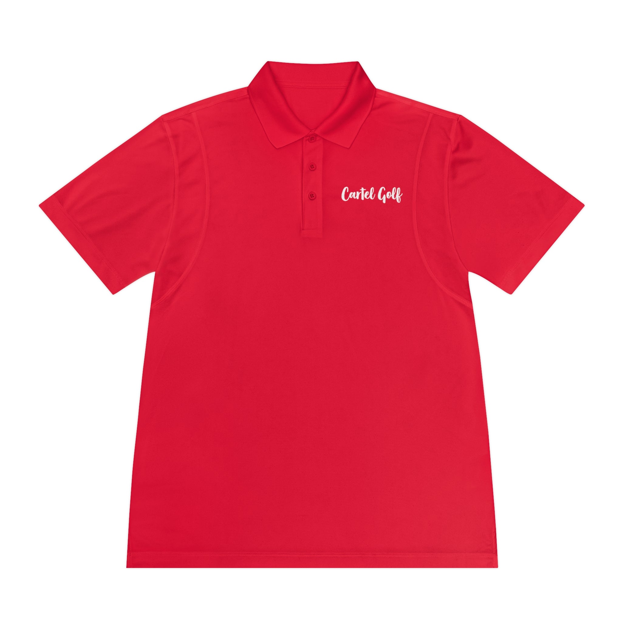 Men's Cartel Golf Red Polo Shirt