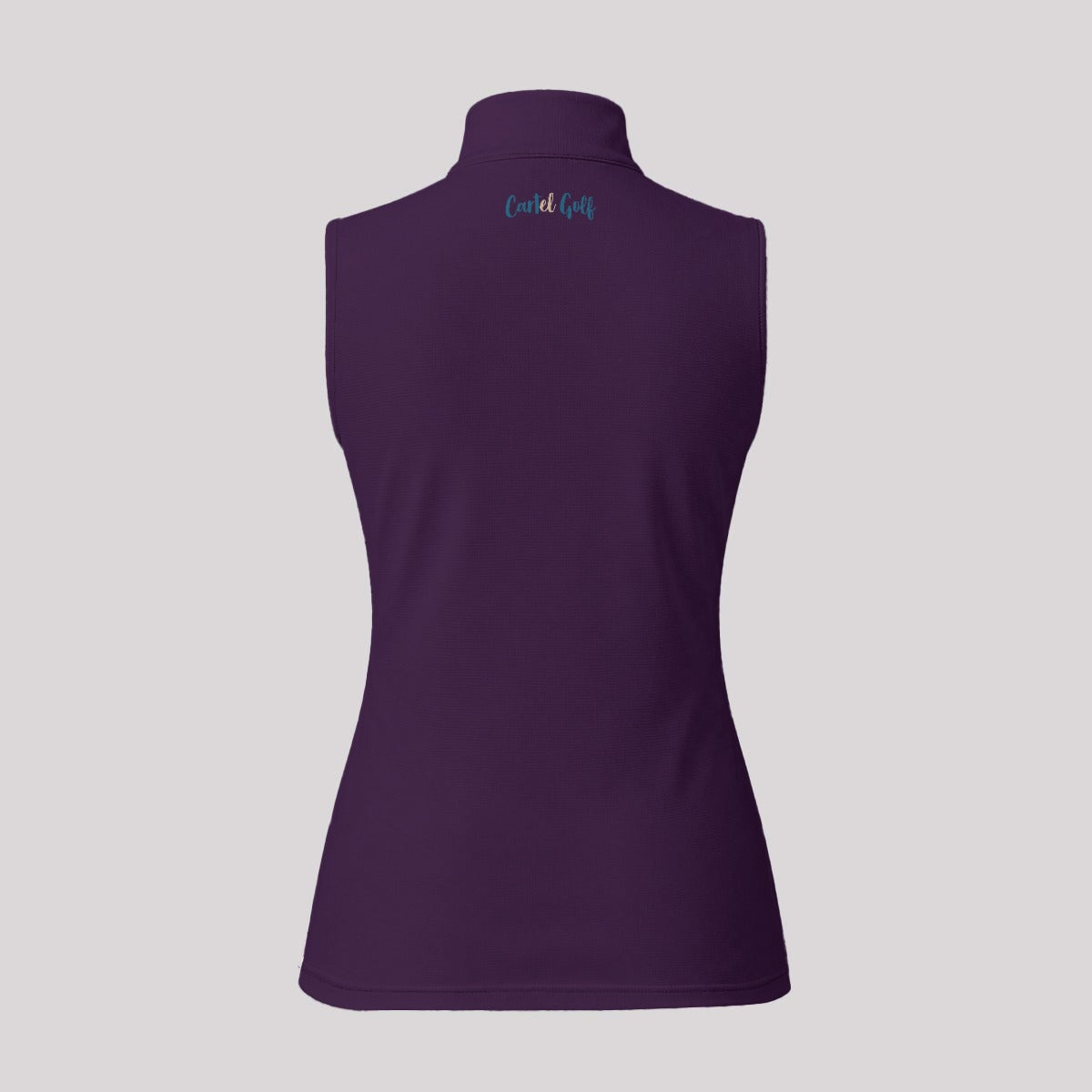 All-Over Print Women’s Sleeveless Sun-Protection Sports Polo