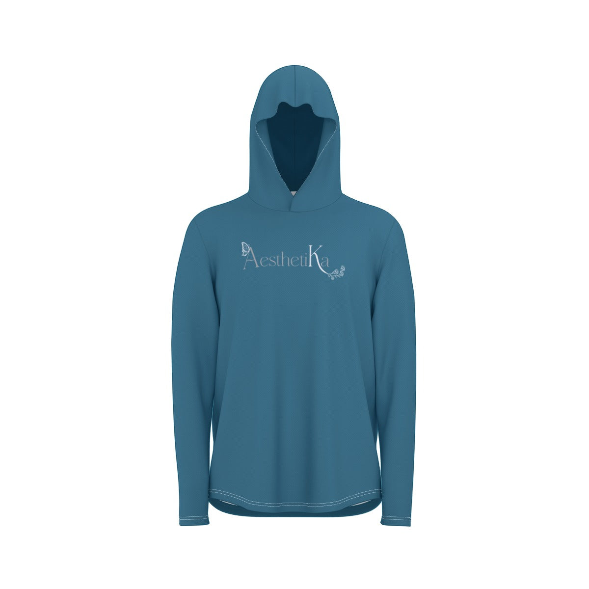 All-Over Print Unisex Sunscreen Sports Hoodie With Thumb Holes "Aesthetika"