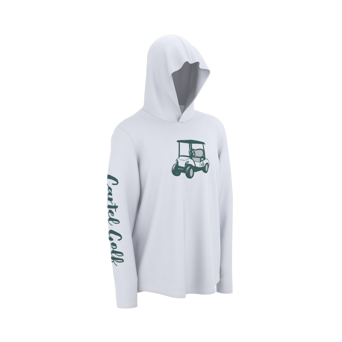 "Go Sparty" All-Over Print Men's Sunscreen  Sports Hoodie With Thumb Holes