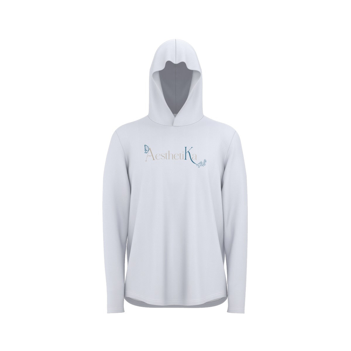 All-Over Print Unisex Sunscreen Sports Hoodie With Thumb Hole "Aesthetika"