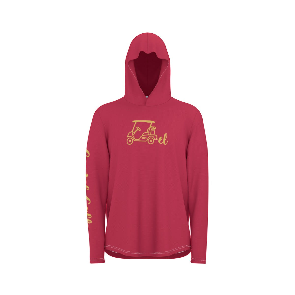 Cartel Golf "Go Cyclones" All-Over Print Men's Sunscreen  Sports Hoodie With Thumb Holes