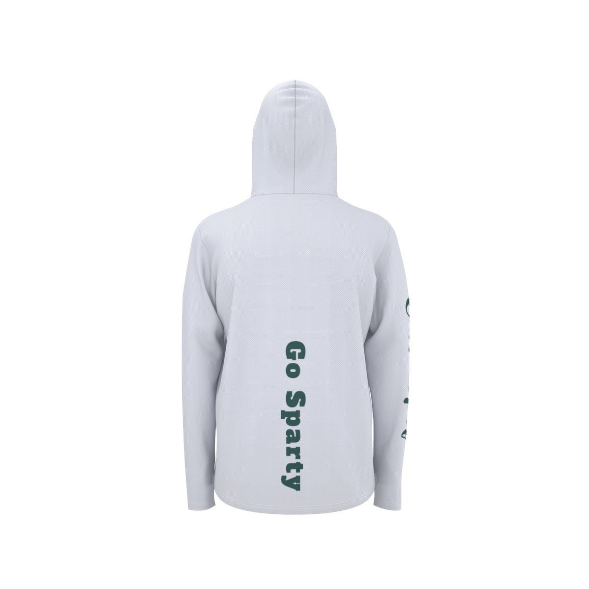 "Go Sparty" All-Over Print Men's Sunscreen  Sports Hoodie With Thumb Holes