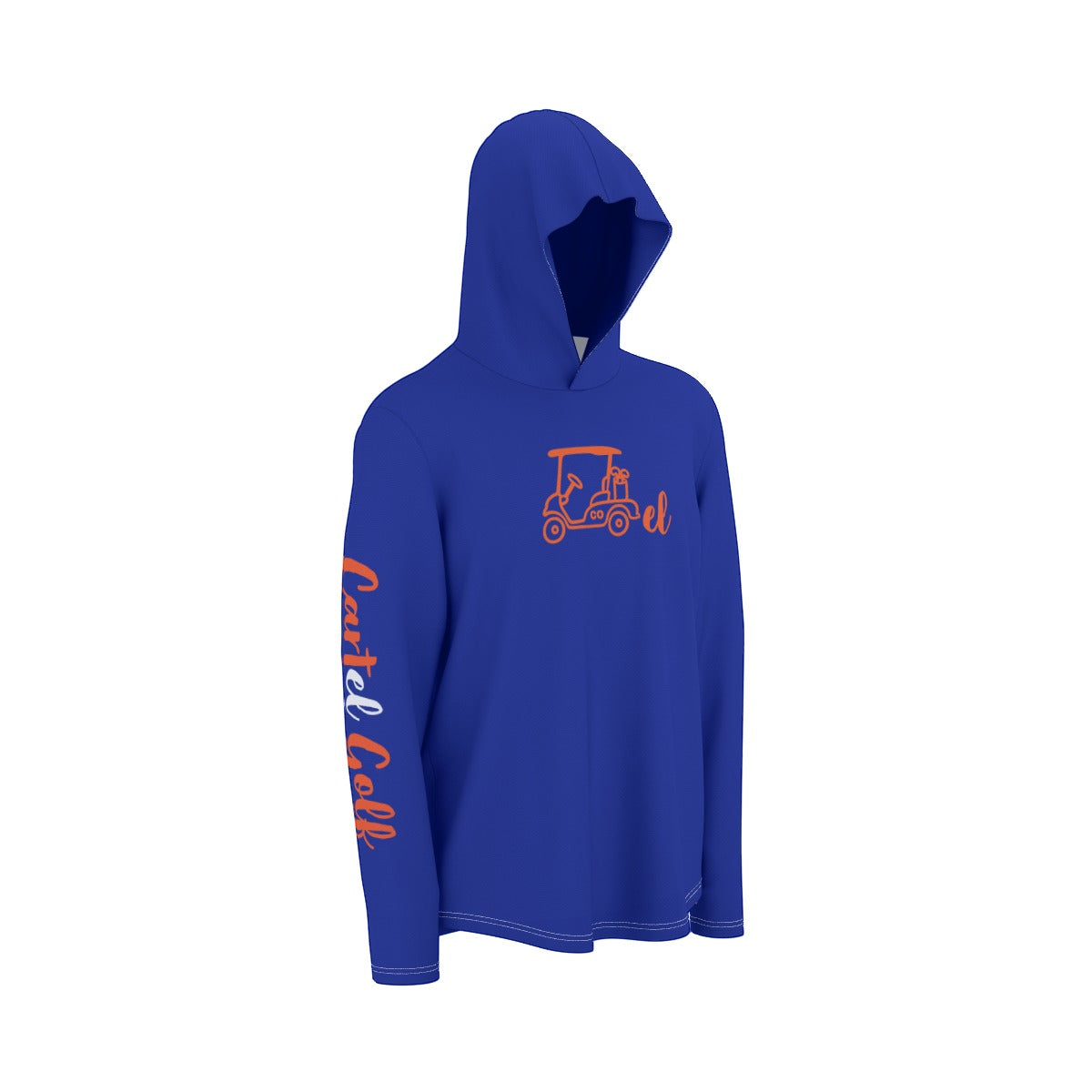 "Go Broncos" Sunscreen  Sports Hoodie With Thumb Holes