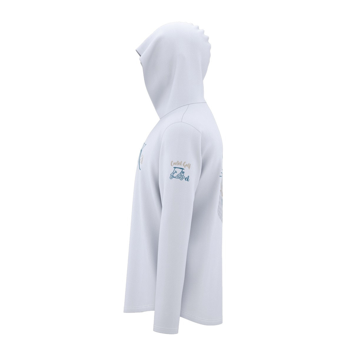 All-Over Print Sunscreen  Sports Hoodie With Thumb Holes