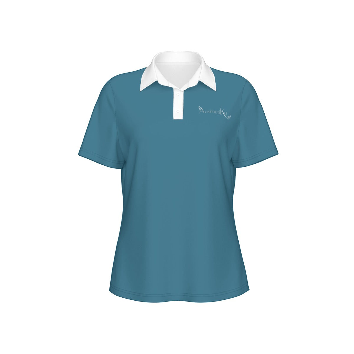 All-Over Print Women's Sports Polo Shirt "Aesthetika"