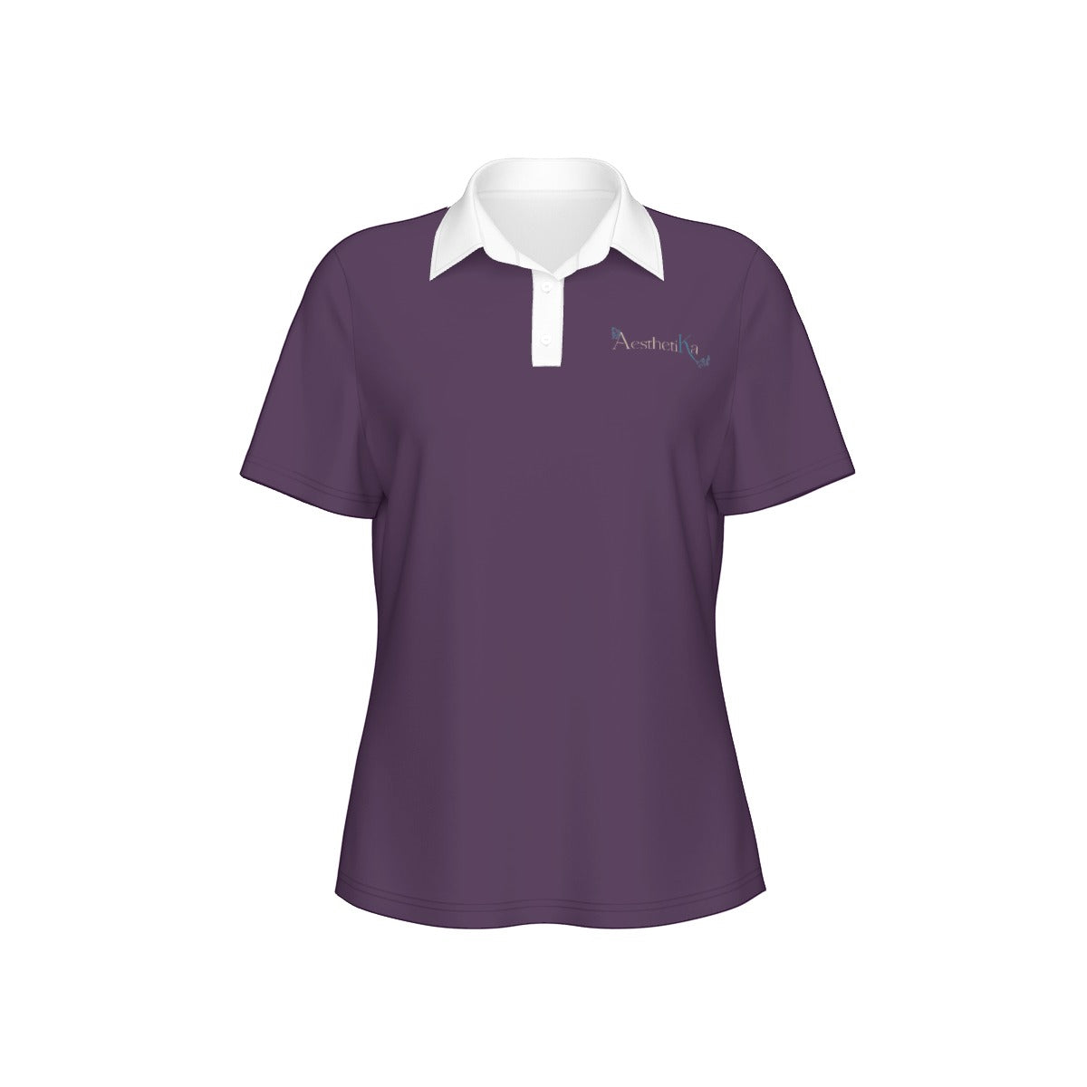 All-Over Print Women's Sports Polo Shirt "Aesthetika"
