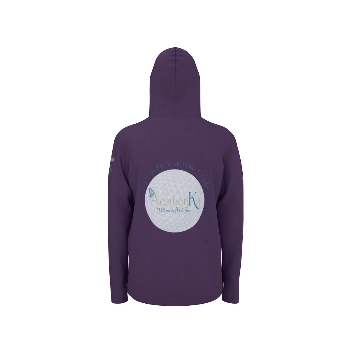 All-Over Print Sunscreen  Sports Hoodie With "Fix Your Low T"