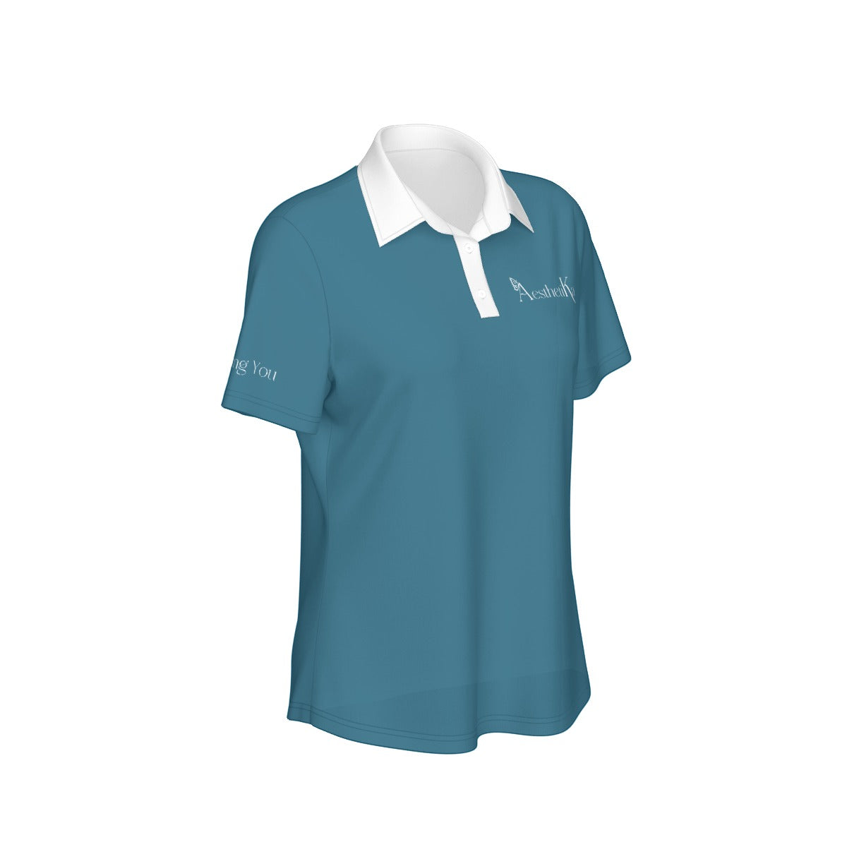 All-Over Print Women's Sports Polo Shirt "Aesthetika"