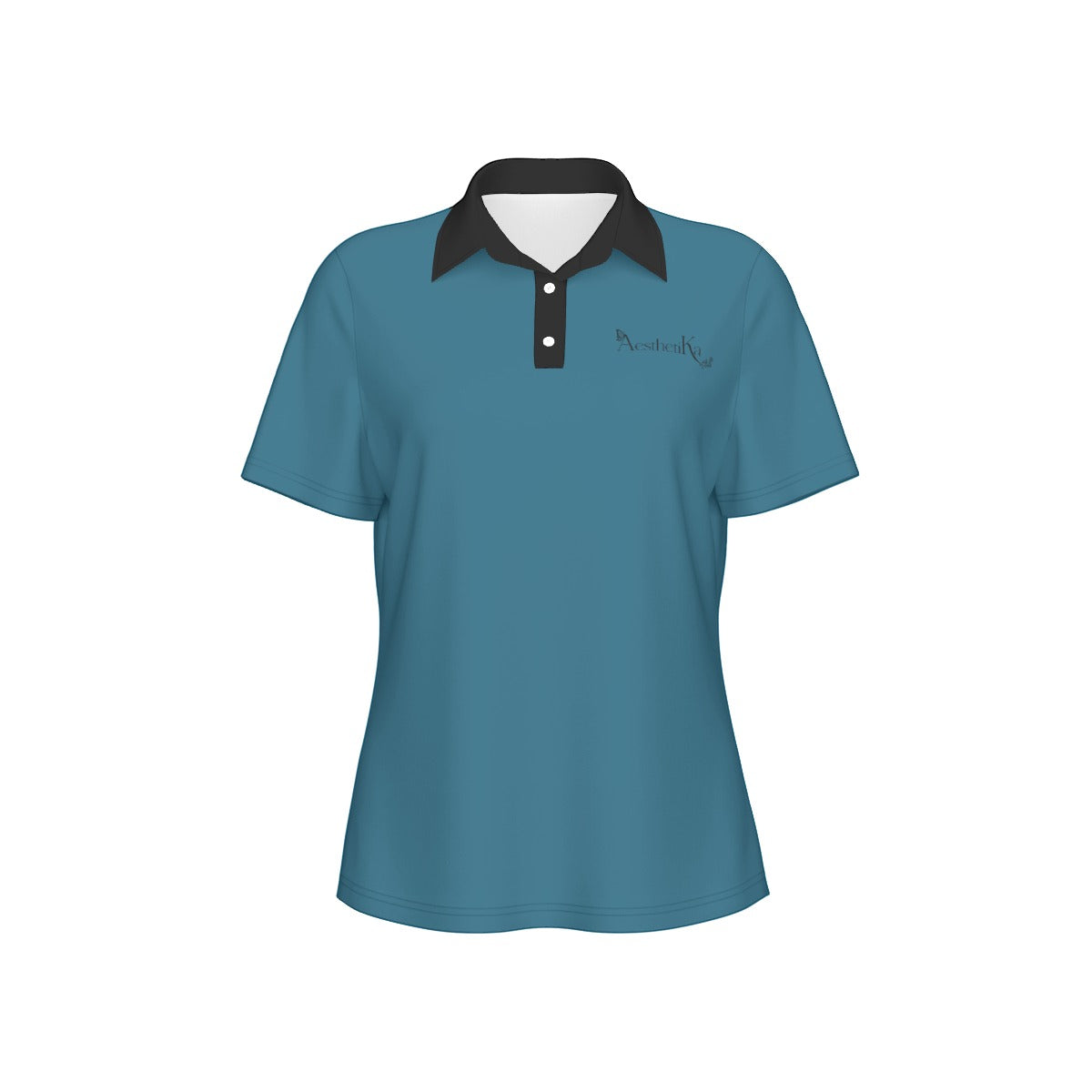 All-Over Print Women's Sports Polo Shirt "Aesthetika"