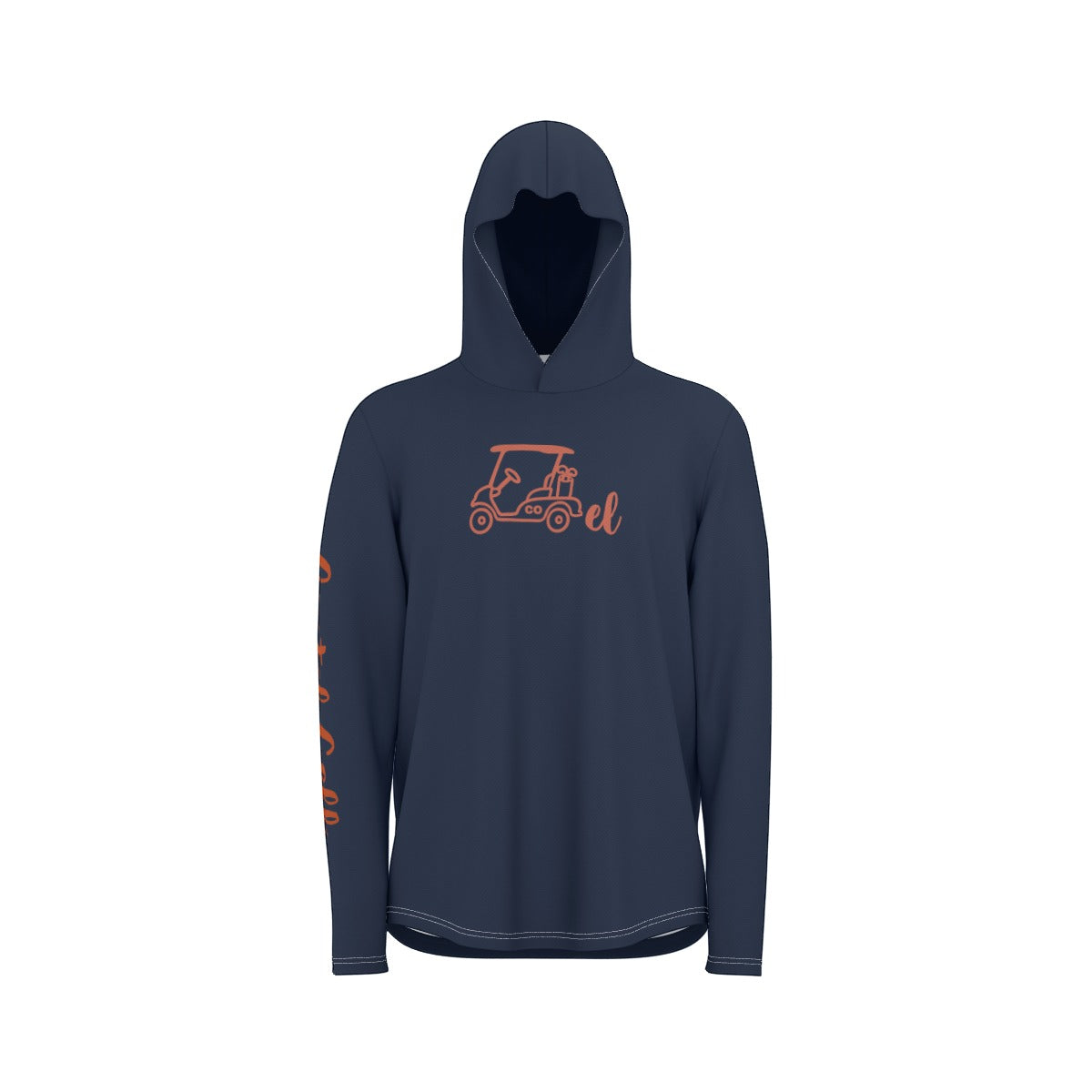 All-Over Print Men's Sunscreen  Sports Hoodie With Thumb Holes "Bear Down"