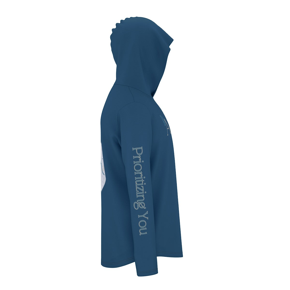 All-Over Print Sunscreen  Sports Hoodie With Thumb Holes