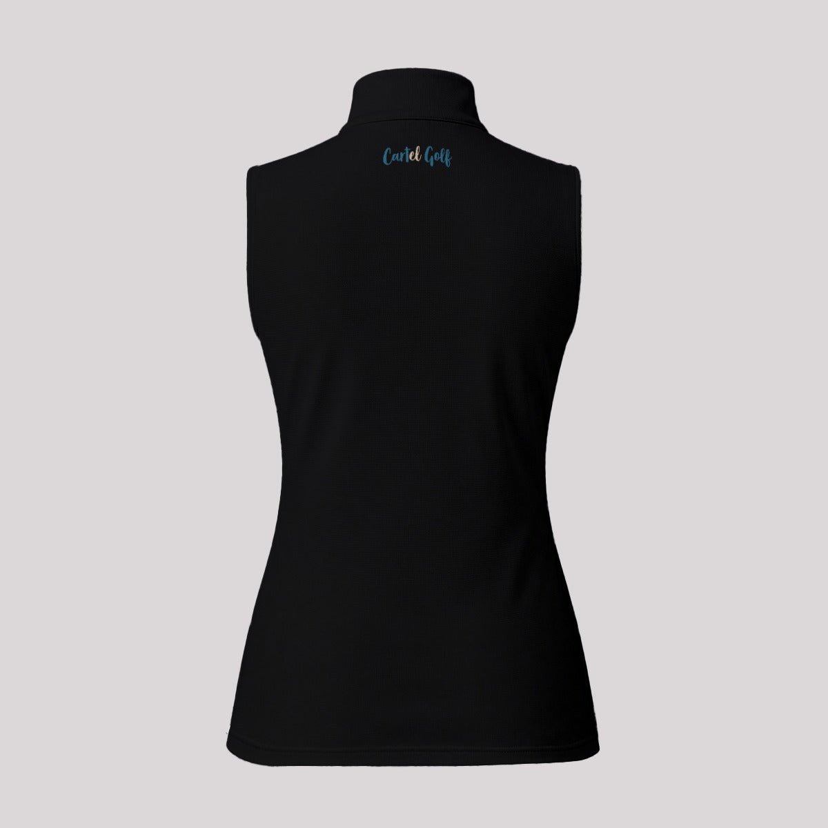 All-Over Print Women’s Sleeveless Sun-Protection Sports Polo