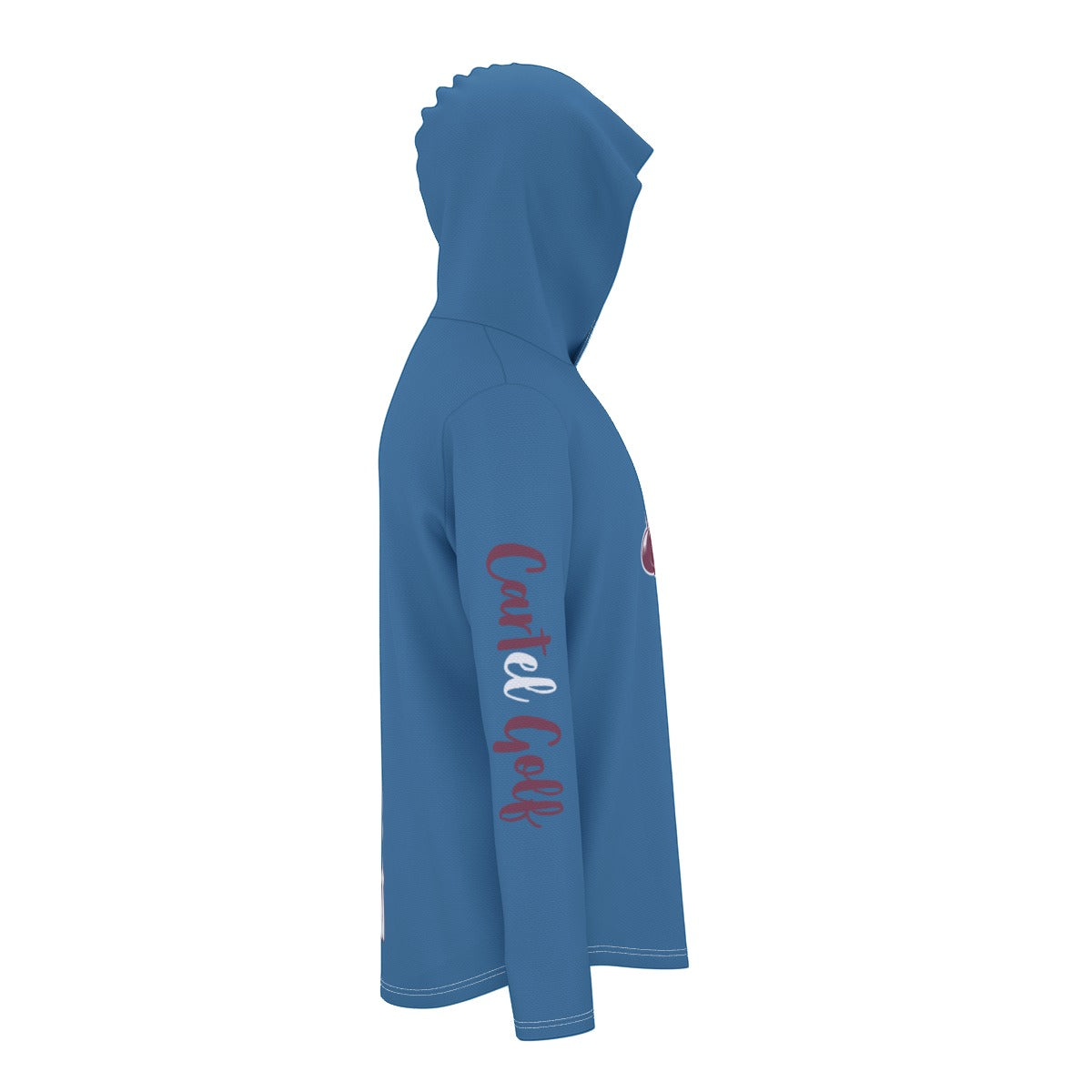 All-Over Print Sunscreen  Sports Hoodie With Thumb Holes "Go Avs"