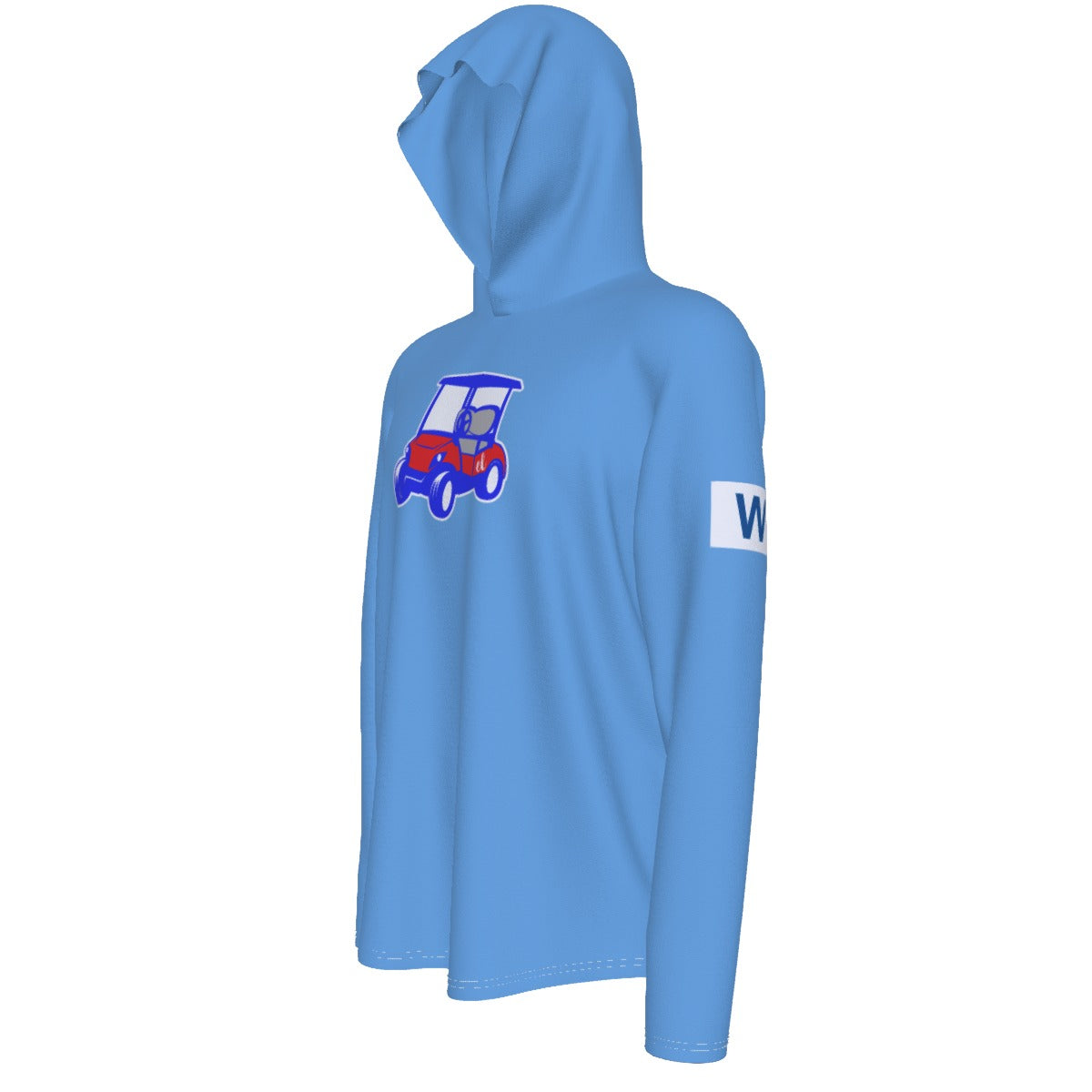 All-Over Print Men's Sunscreen  Sports Hoodie "Go Cubs Go"