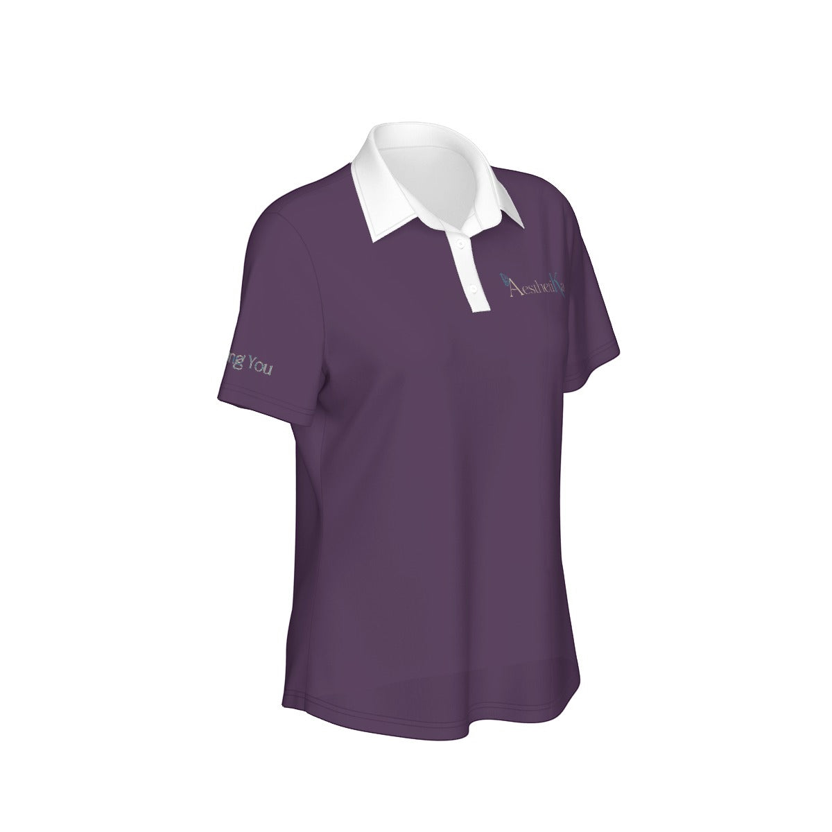 All-Over Print Women's Sports Polo Shirt "Aesthetika"