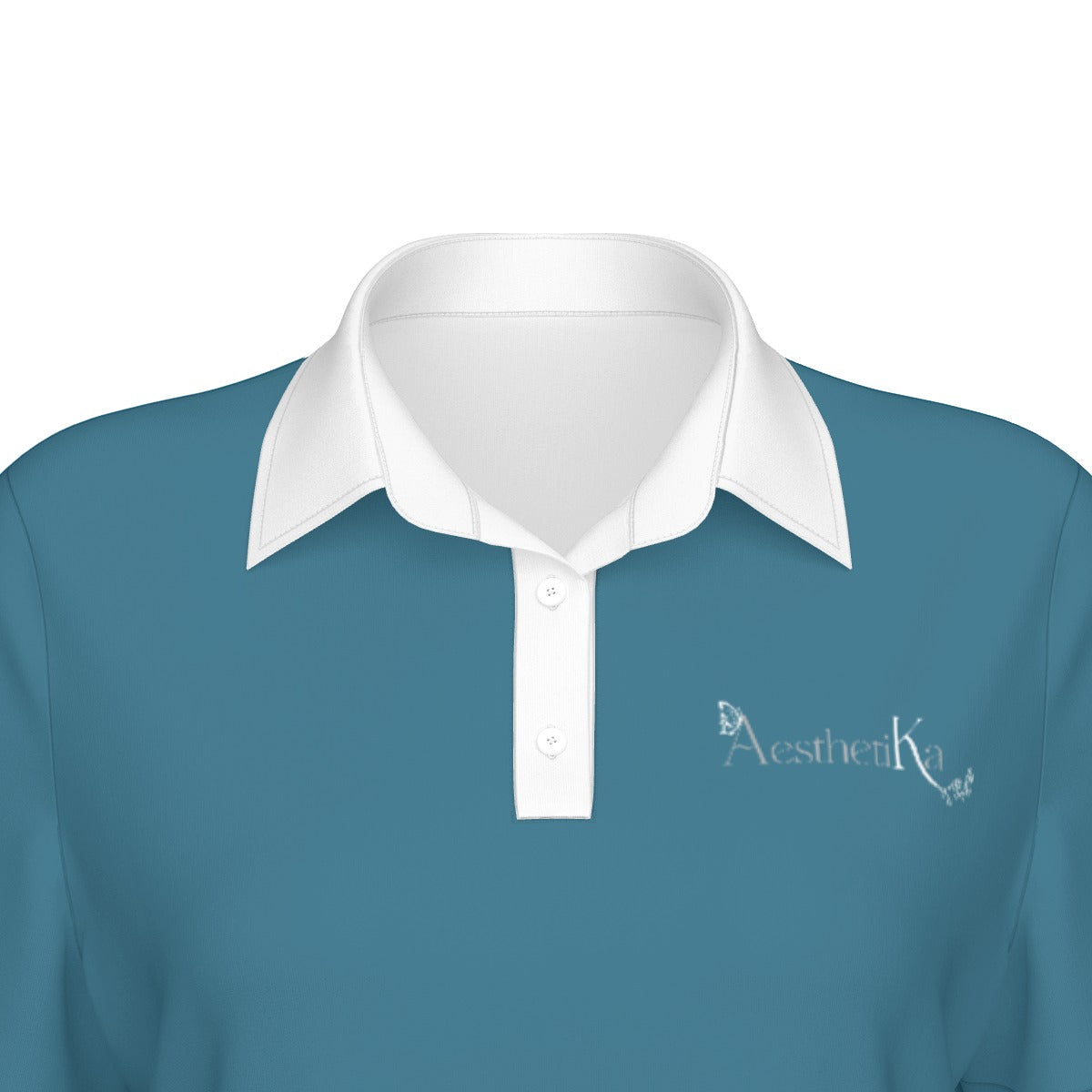 All-Over Print Women's Sports Polo Shirt "Aesthetika"