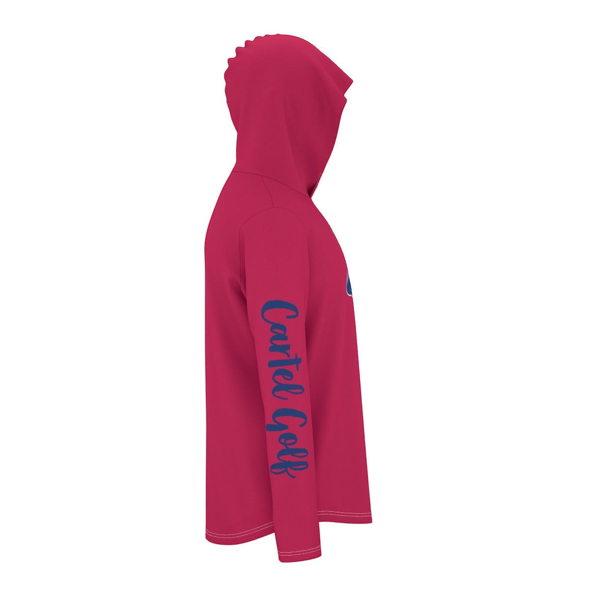 "Go Wolves" All-Over Print Men's Sunscreen  Sports Hoodie With Thumb Holes