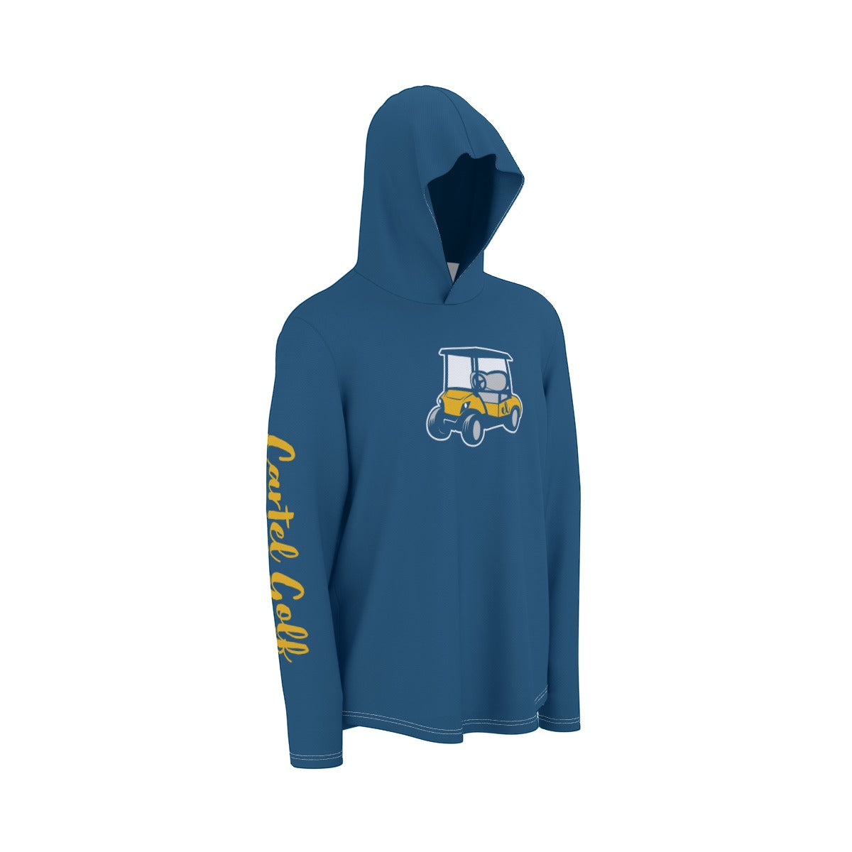 "Go Bears" All-Over Print Men's Sunscreen  Sports Hoodie With Thumb Holes