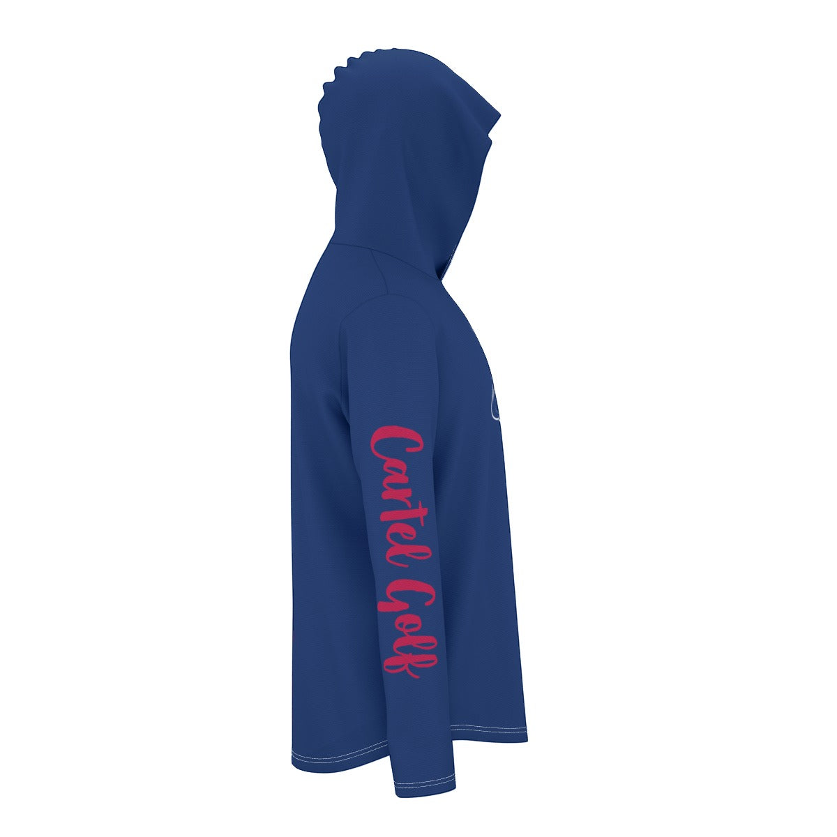 "Go Wolves" All-Over Print Men's Sunscreen  Sports Hoodie With Thumb Holes