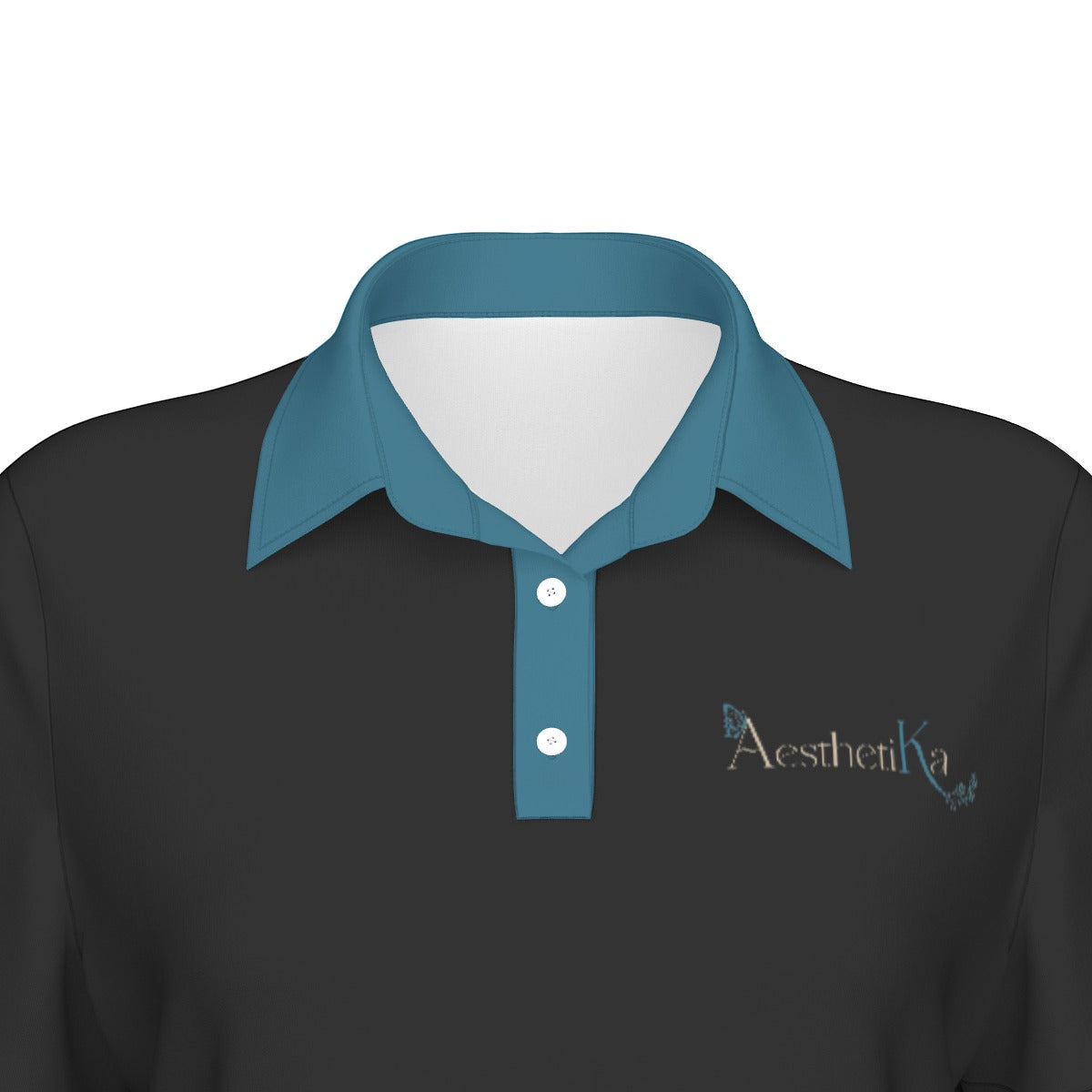 All-Over Print Women's Sports Polo Shirt "Aesthetika"