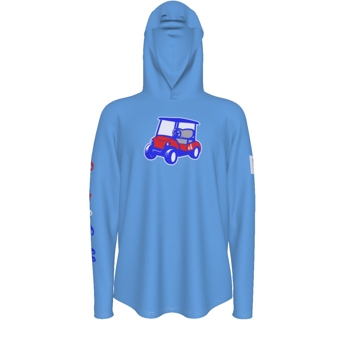 All-Over Print Men's Sunscreen  Sports Hoodie "Go Cubs Go"