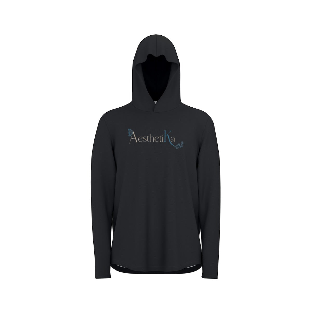 All-Over Print Unisex Sunscreen Sports Hoodie With Thumb Holes "Aesthetika"