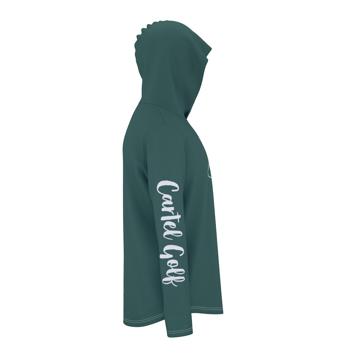 "Go Sparty" All-Over Print Men's Sunscreen  Sports Hoodie With Thumb Holes