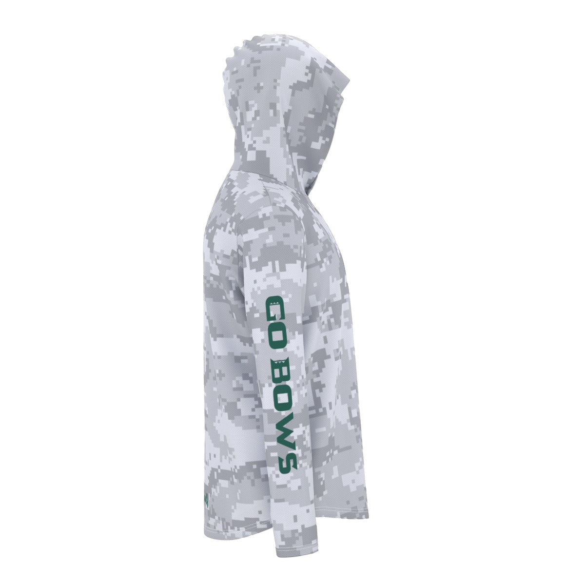 All-Over Print Sunscreen Sports Hoodie "Go Bows"