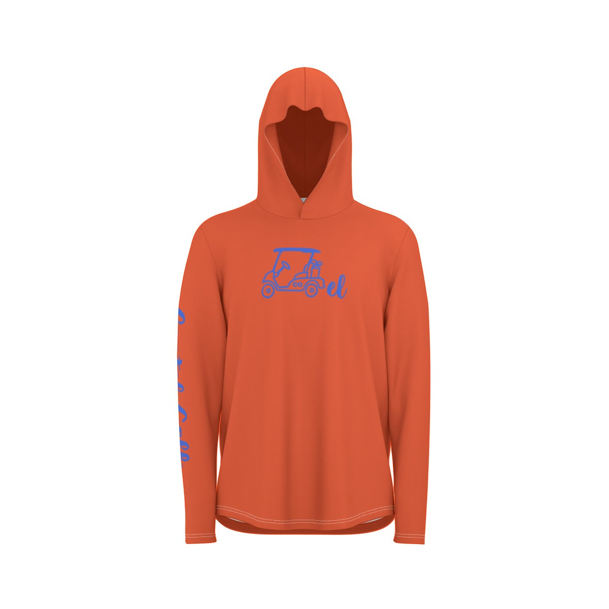 Cartel Golf "Go Broncos" All-Over Print Men's Sunscreen  Sports Hoodie With Thumb Holes