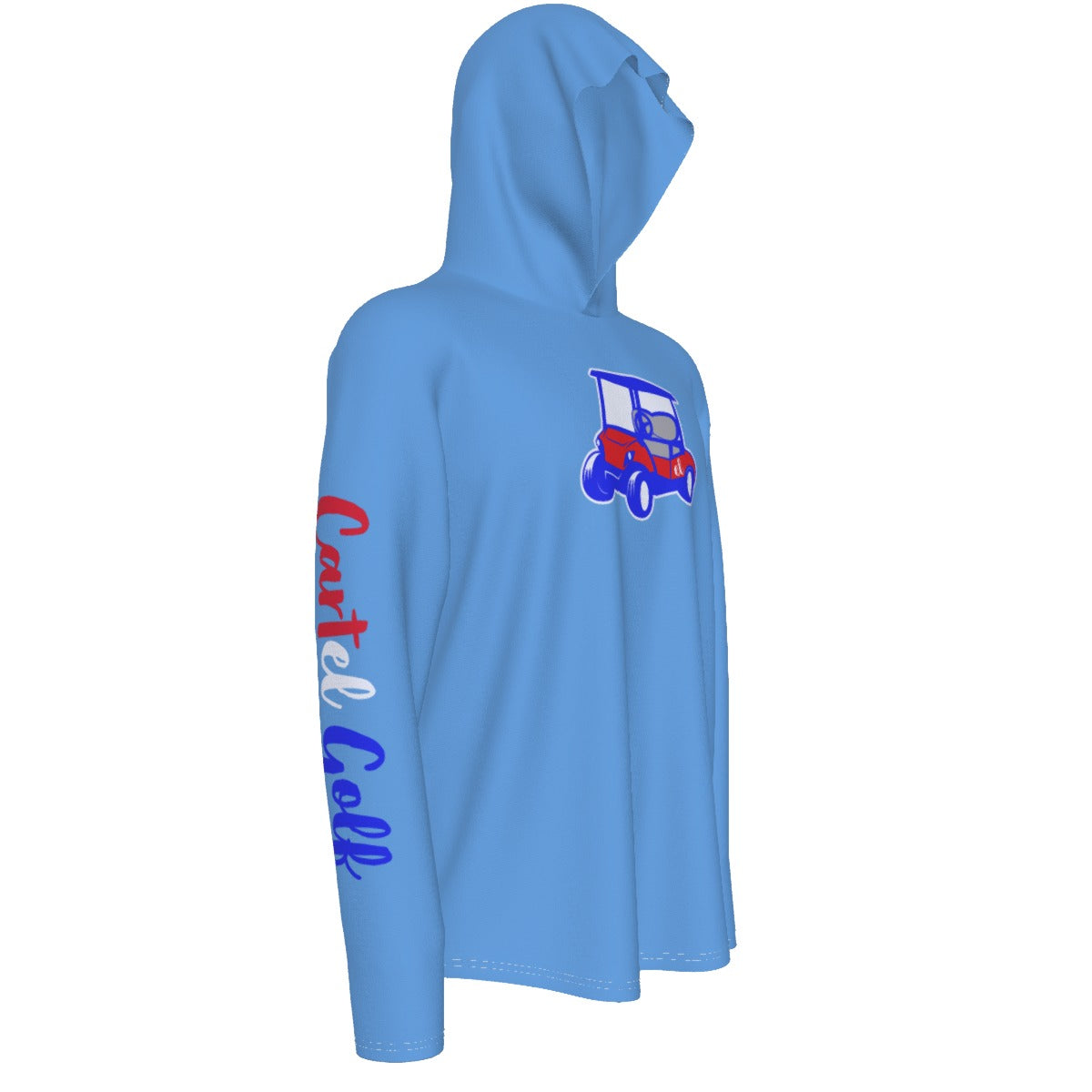 All-Over Print Men's Sunscreen  Sports Hoodie "Go Cubs Go"
