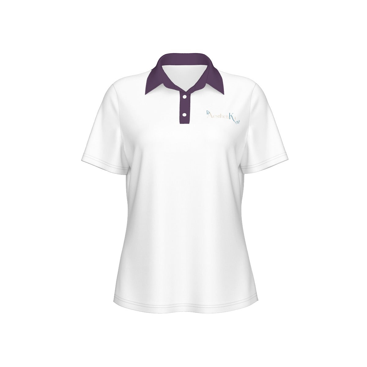 All-Over Print Women's Sports Polo Shirt "Aesthetika"