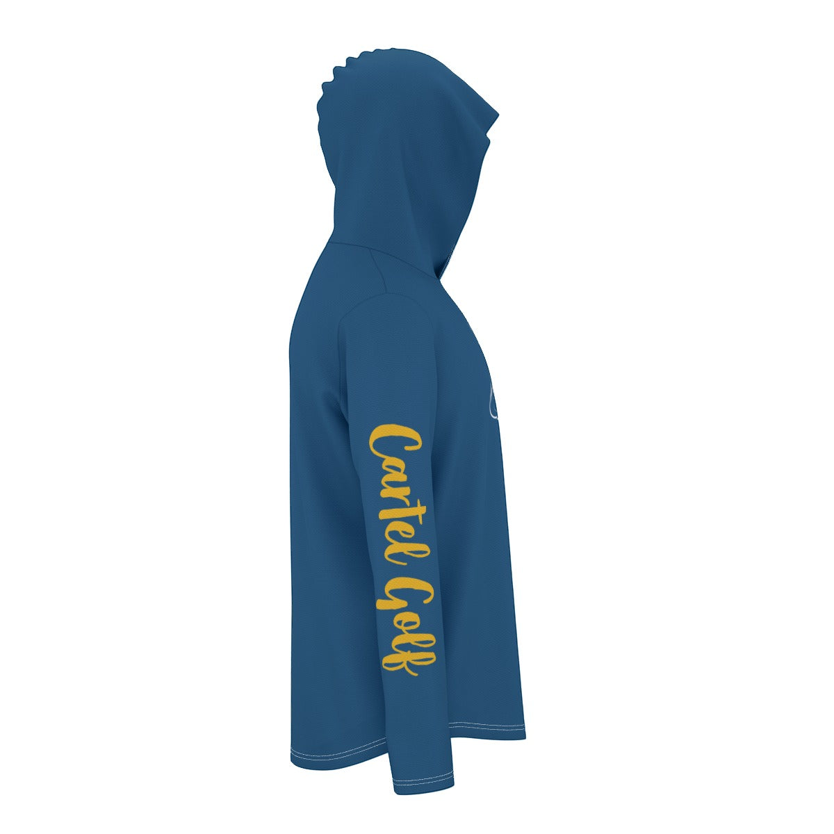 "Go Bears" All-Over Print Men's Sunscreen  Sports Hoodie With Thumb Holes